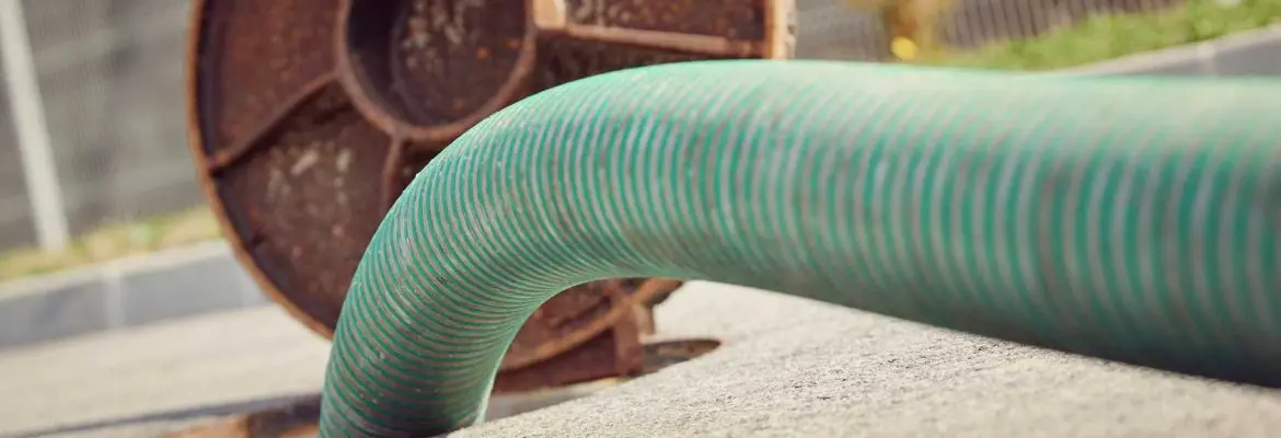 Vacuum hose used for drain cleaning